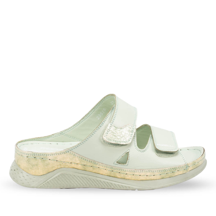 GRETA-H Kadın Deri Terlik Avokado - Forelli