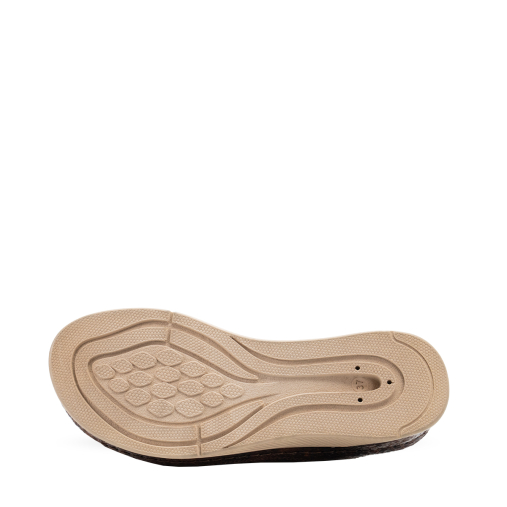 GRETA-H Kadın Deri Terlik Kahve - 3