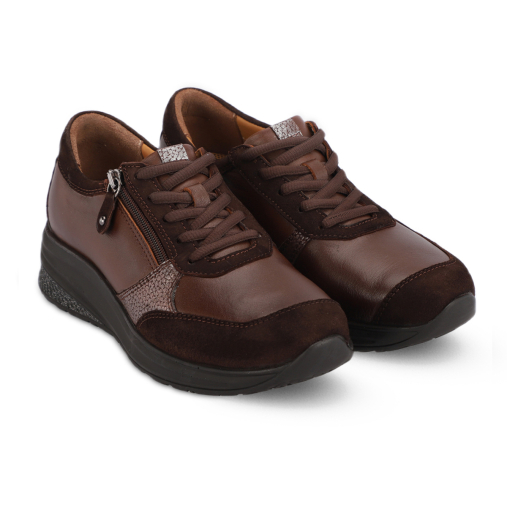 HALDE-G Kadın Deri Ayakkabı Taba - Forelli (1)