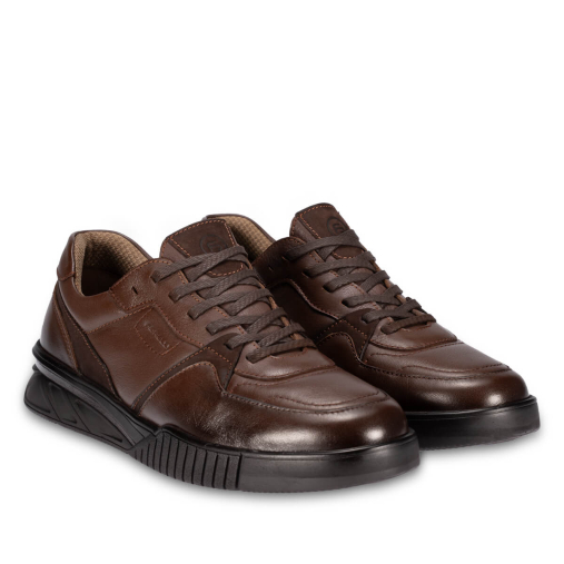 HECTOR-H Erkek Deri Ayakkabı Taba - 4