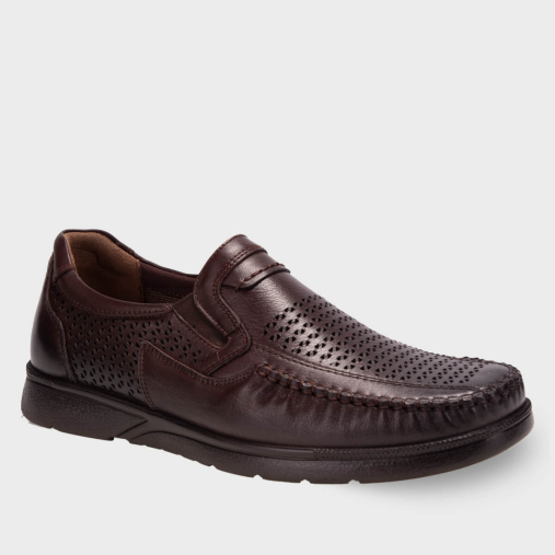 HELMUT-H Erkek Deri Ayakkabı Kahve - 2