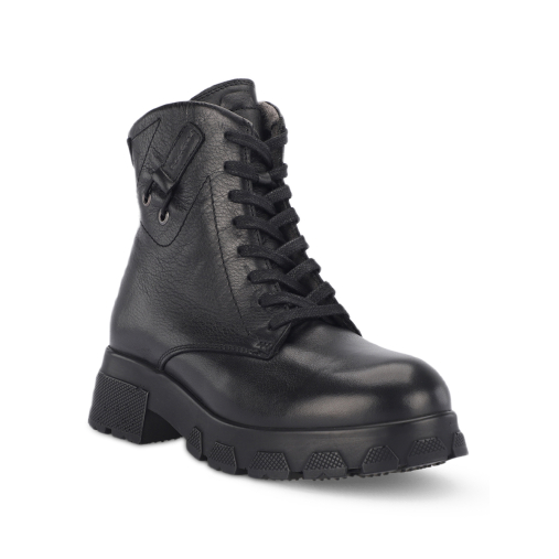 HENZA-G Kadın Deri Bot Siyah - 1