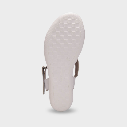 ILYA-G Kadın DeriSandalet Beyaz - 4