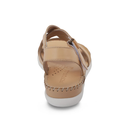 ILYA-G Kadın Deri Sandalet Camel - 4