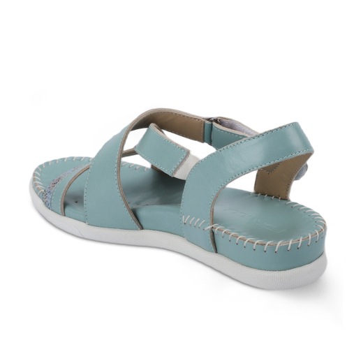 ILYA-G Kadın Deri Sandalet Mavijean - 3