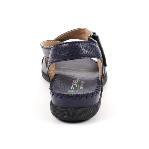 ILYA-G Kadın Deri Sandalet Lacivert - 3