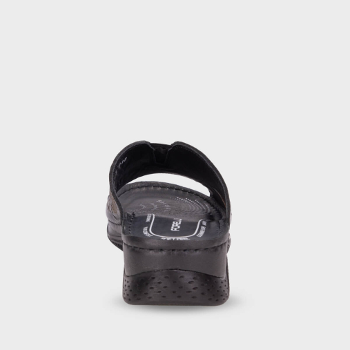 IRMA-H Kadın Deri Terlik Siyah - 3