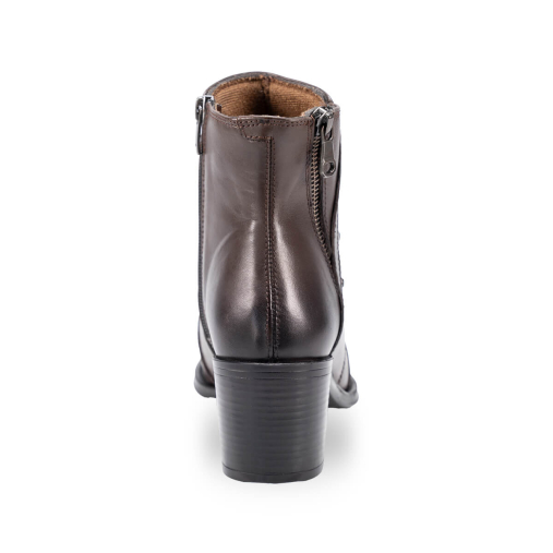 JASEN-G Kadın Deri Bot Kahve - 3