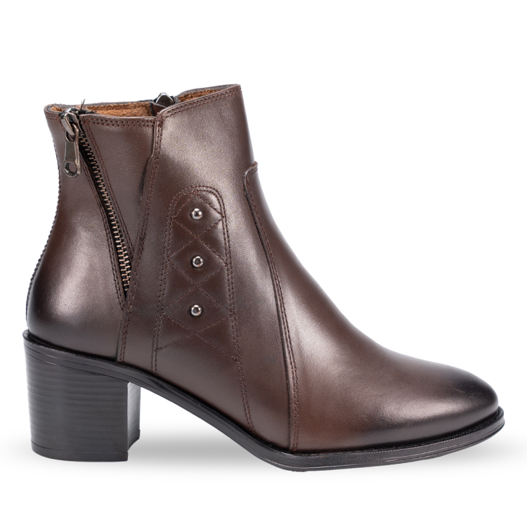 JASEN-G Kadın Deri Bot Kahve - Forelli