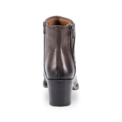 JASEN-G Kadın Deri Bot Kahve - 3