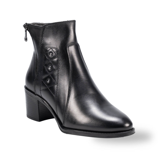 JASEN-G Kadın Deri Bot Siyah - 2