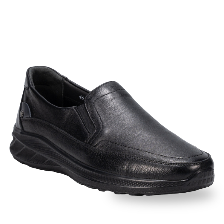 JONS-G Erkek Deri Ayakkabı Siyah - Forelli (1)