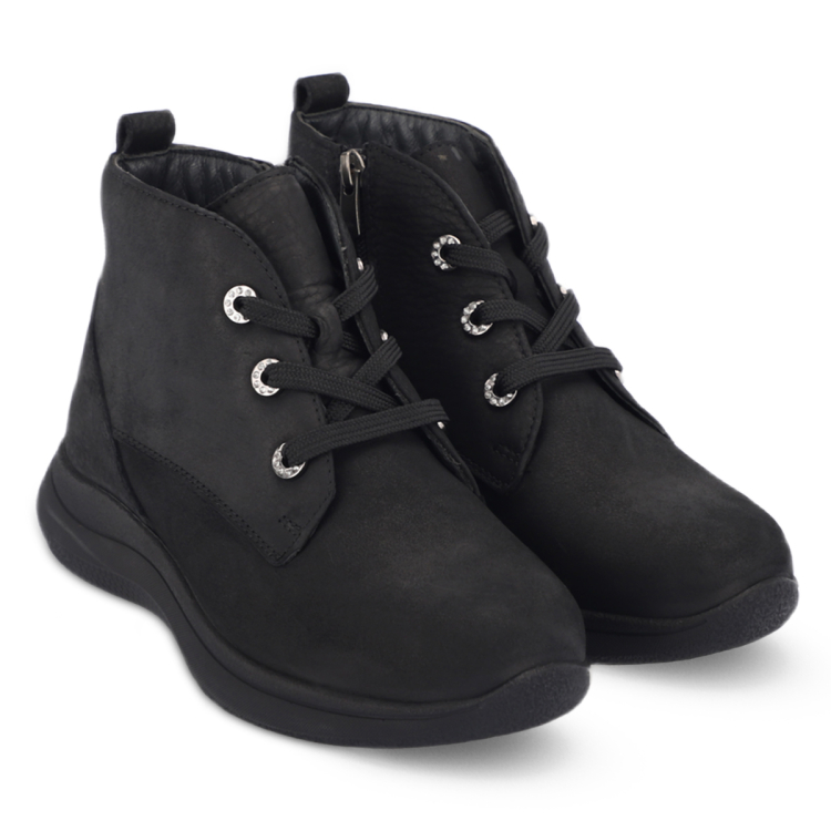 KAREN-G Kadın Deri Siyah Nubuk - Forelli (1)