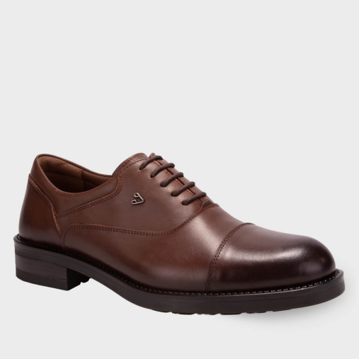 KEVIN-G Erkek Deri Ayakkabı Taba - 2