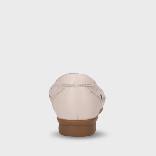 LADY-G Kadın Deri Hallux Ayakkabı Bej - 3