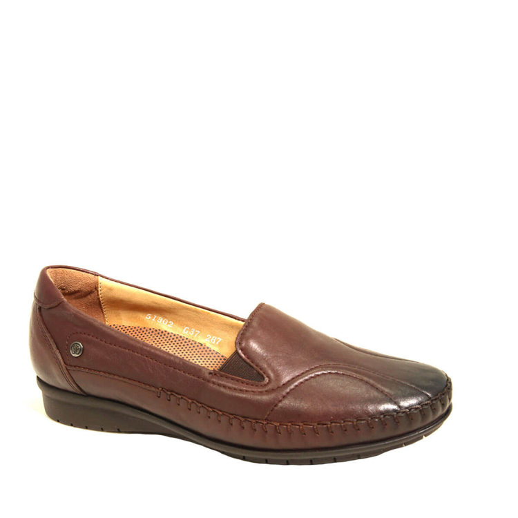 LADY-G Kadın Deri Hallux Ayakkabı Taba - Forelli