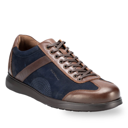 LENOX-G Erkek Deri Ayakkabı Taba-Lacivert - Forelli (1)
