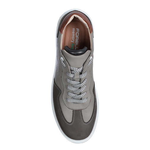 LEON-G Erkek Deri Ayakkabı Gri - 5