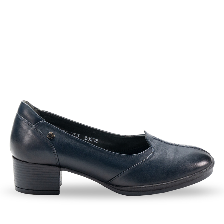 LEVIN-G Kadın Deri Ayakkabı Lacivert - Forelli