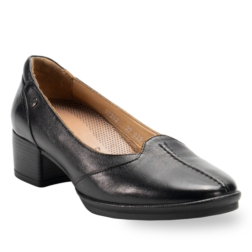 LEVIN-G Kadın Deri Ayakkabı Siyah - 4