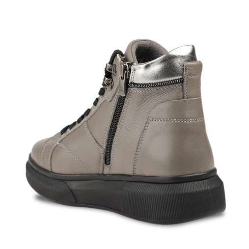 LEWA-G Kadın Deri Bot Füme - 2