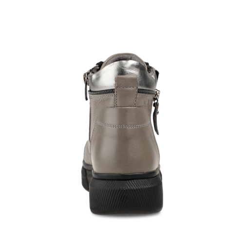 LEWA-G Kadın Deri Bot Füme - 5