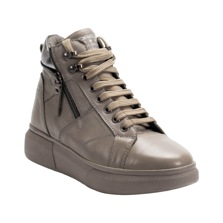 LEWA-G Kadın Deri Bot Stone - Forelli (1)