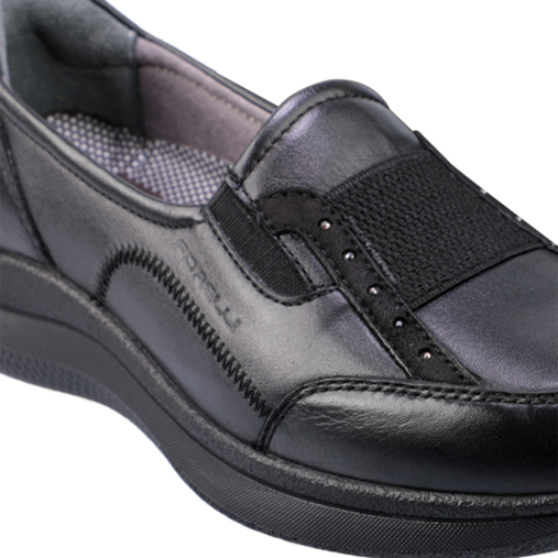 Forelli LIFE-D-G Kadın Deri Comfort Ayakkabı Siyah - 4