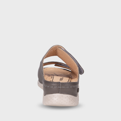 LINDA-G Kadın Deri Terlik Stone - 3