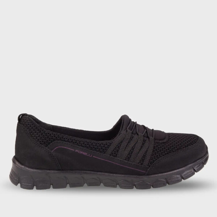 LISA-G Kadın Ayakkabı Siyah-Fuşya | Forelli