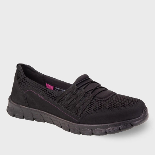 LISA-G Kadın Ayakkabı Siyah-Fuşya - Forelli (1)