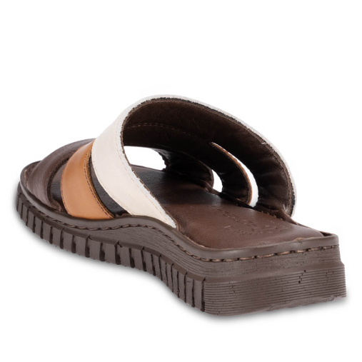 LUCI-G Kadın Deri Terlik Kahve - 4