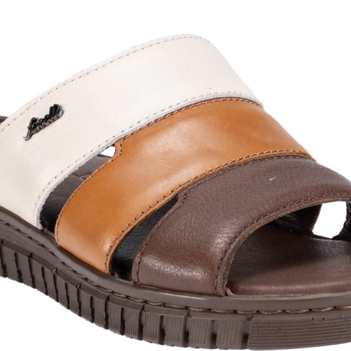 LUCI-G Kadın Deri Terlik Kahve - 5