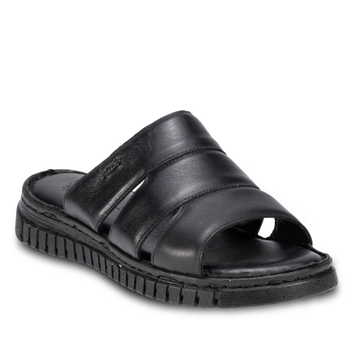 LUCI-G Kadın Deri Terlik Siyah-Soft - 3