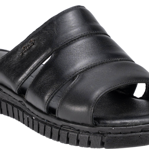 LUCI-G Kadın Deri Terlik Siyah-Soft - 5