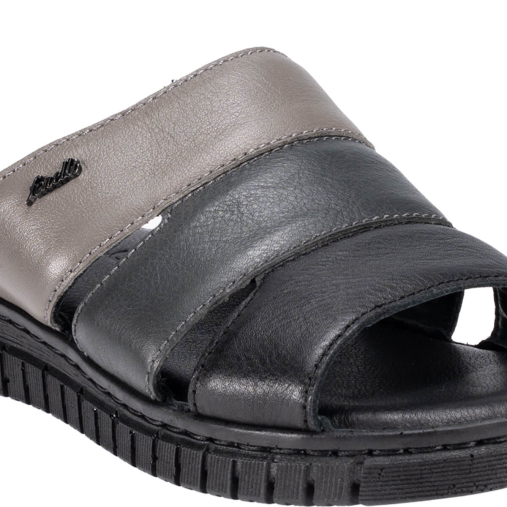 LUCI-G Kadın Deri Terlik Siyah - 5