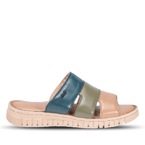 LUCI-G Kadın Deri Terlik Taba - 1