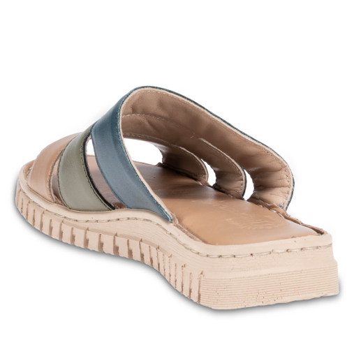 LUCI-G Kadın Deri Terlik Taba - 4