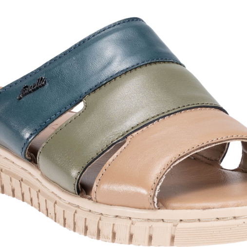 LUCI-G Kadın Deri Terlik Taba - 5