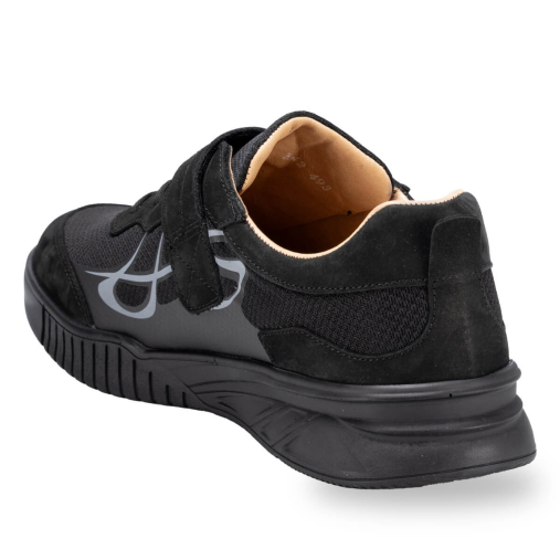 LUGANO-K Erkek Cırtlı Ayakkabı Siyah - 3