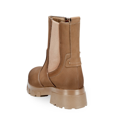 LUNA-G Kadın Deri Bot Kum Nubuk - 4