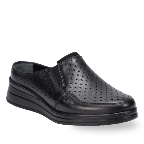 MANDI-H Kadın Deri Ayakkabı Siyah - 2