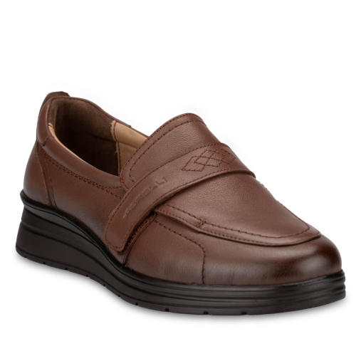 MAYA-H Kadın Deri Ayakkabı Taba - 3