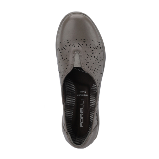 MELS-H Kadın Deri Ayakkabı Stone - 5