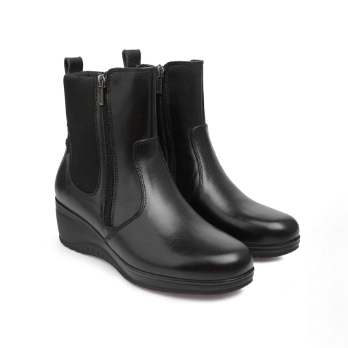 MERCAN-G Kadın Deri Bot Siyah - 2