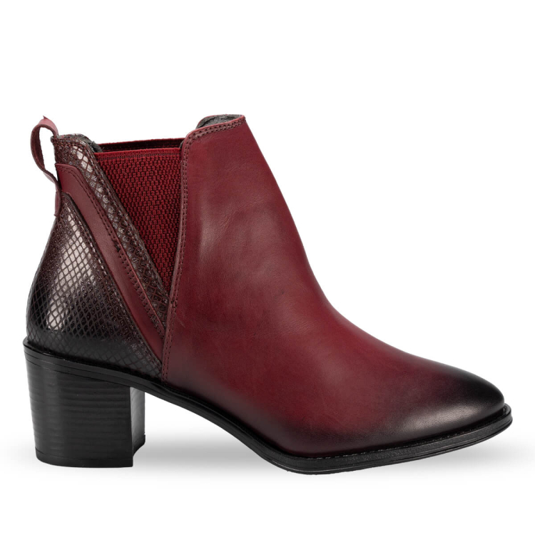 MINT-G Kadın Deri Bot Bordo - Forelli