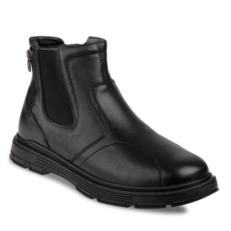 MIRAN-G Erkek Deri Hallux Ayakkabı Siyah - Forelli