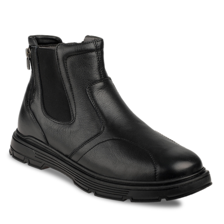 MIRAN-G Erkek Deri Hallux Ayakkabı Siyah - Forelli