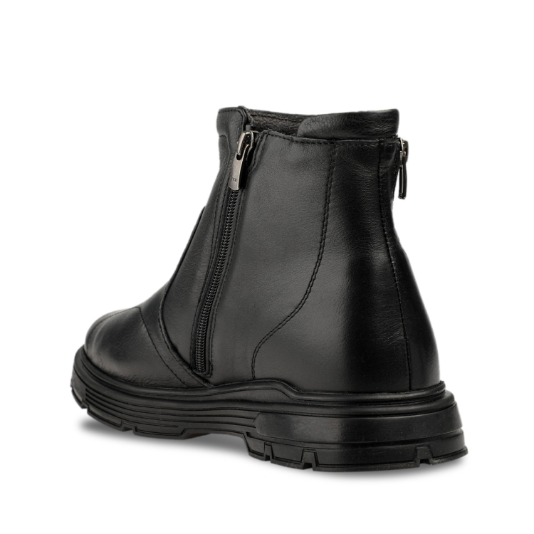 MIRAN-G Erkek Deri Hallux Ayakkabı Siyah - Forelli (1)