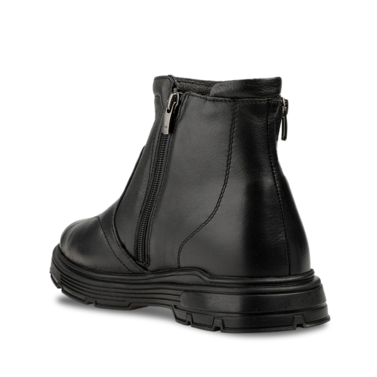 MIRAN-G Erkek Deri Hallux Ayakkabı Siyah - Forelli (1)